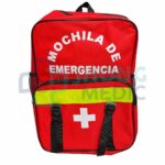 MOCHILA DE EMERGENCIA (43 x 32 x 14) CM ORIGEN: NACIONAL