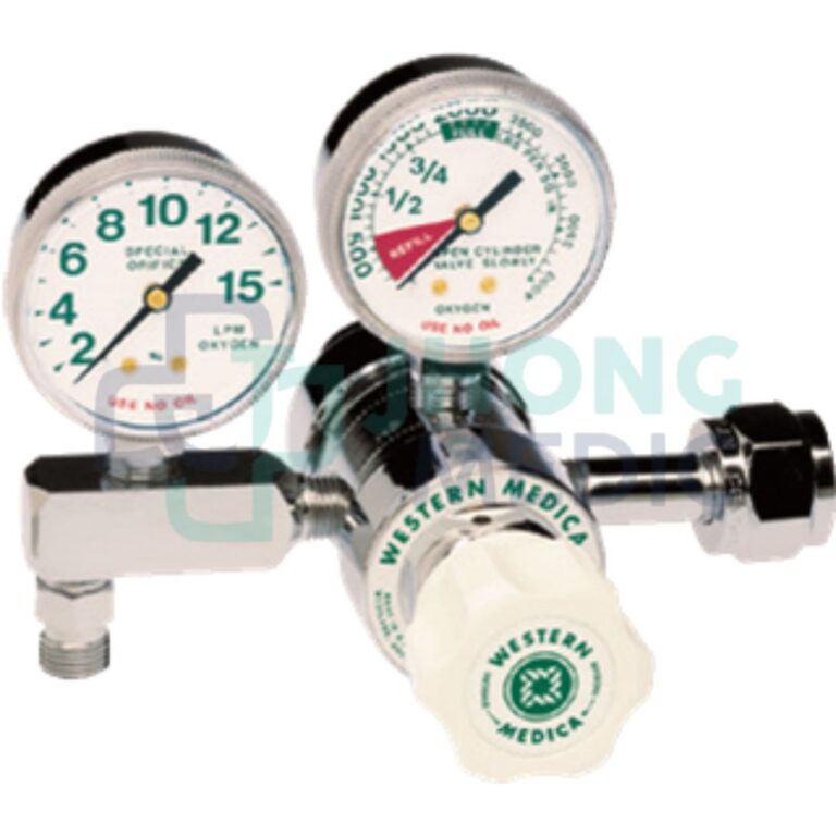 REGULADOR DE OXIGENO DE 2 MANOMETROS WESTERN MEDICA M1-540-15FG