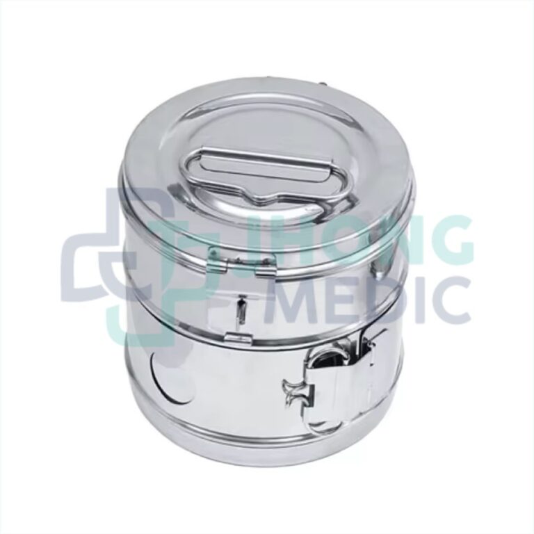 TAMBOR DE ACERO INOXIDABLE 6 X 6 CM