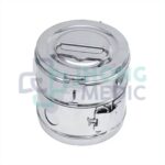 TAMBOR DE ACERO INOXIDABLE 7 X 7 CM