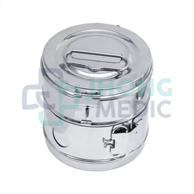 TAMBOR DE ACERO INOXIDABLE 7 X 7 CM